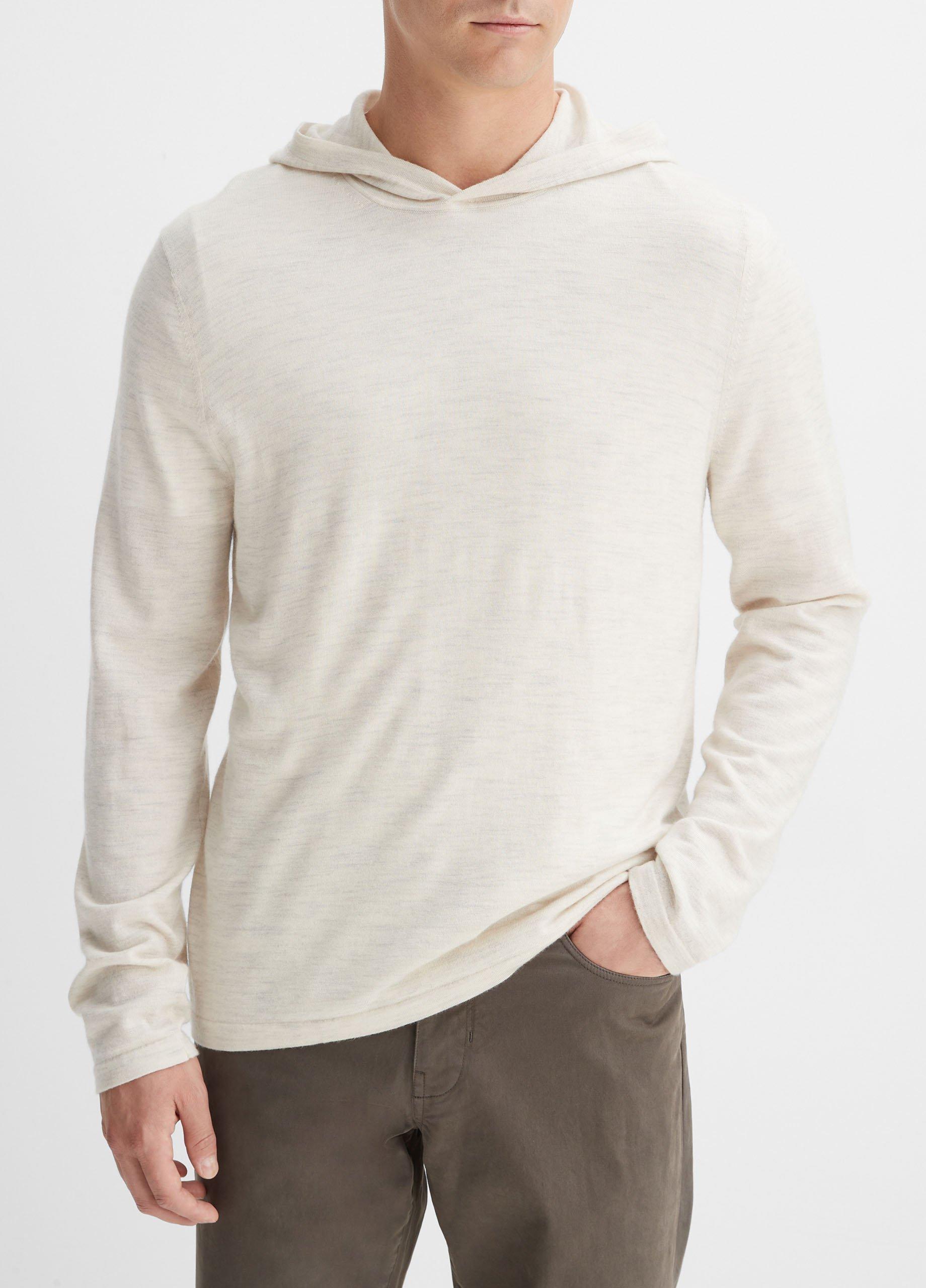 Featherweight Wool Cashmere Pullover Hoodie Product Image