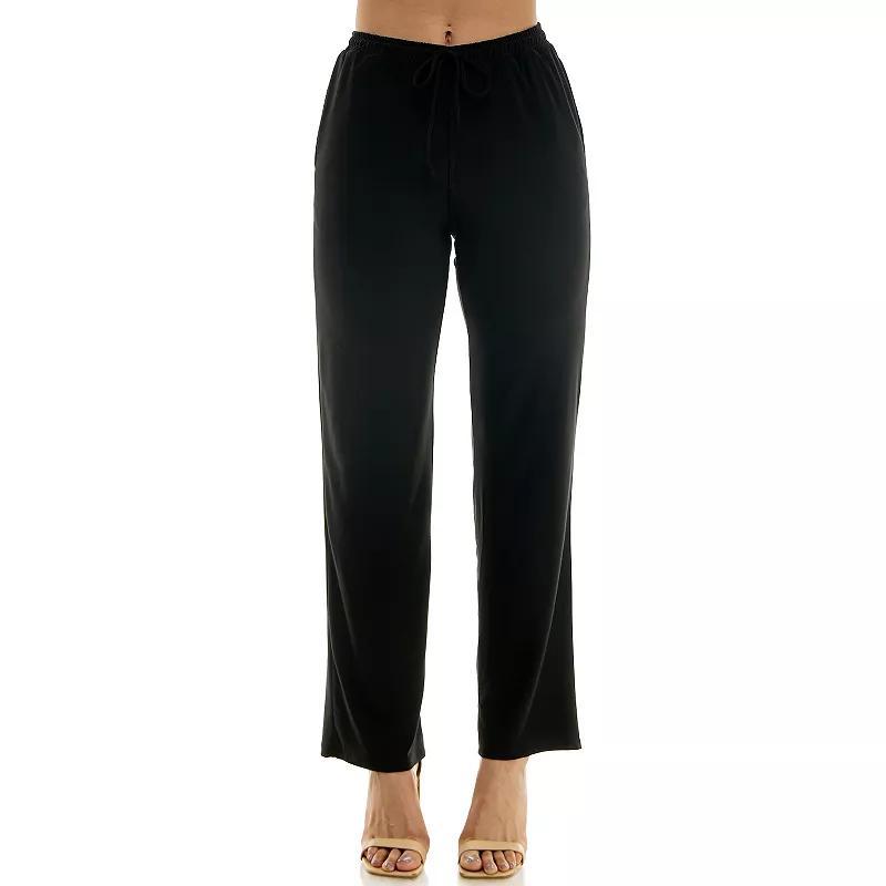 Womens Nina Leonard Classic Drawstring Pant Product Image