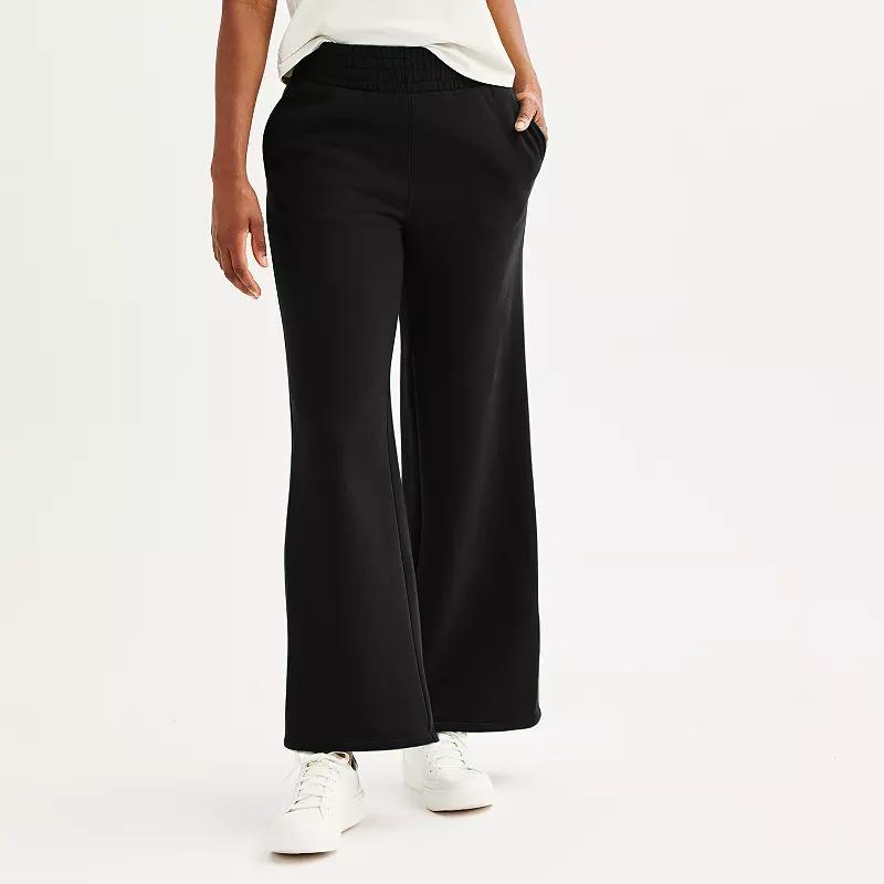 Womens Tek Gear Ultrasoft Fleece Wide-Leg Pants Product Image