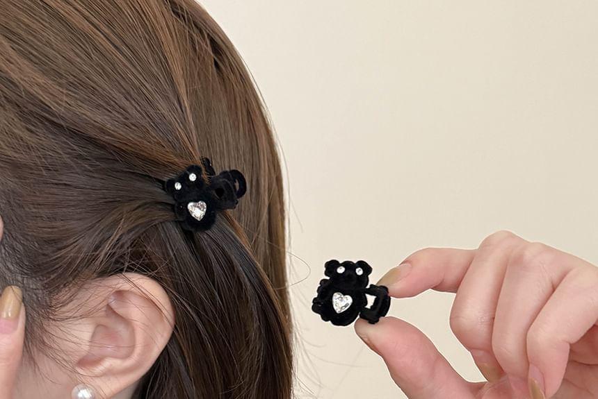 CZ Bear Hair Clip Product Image