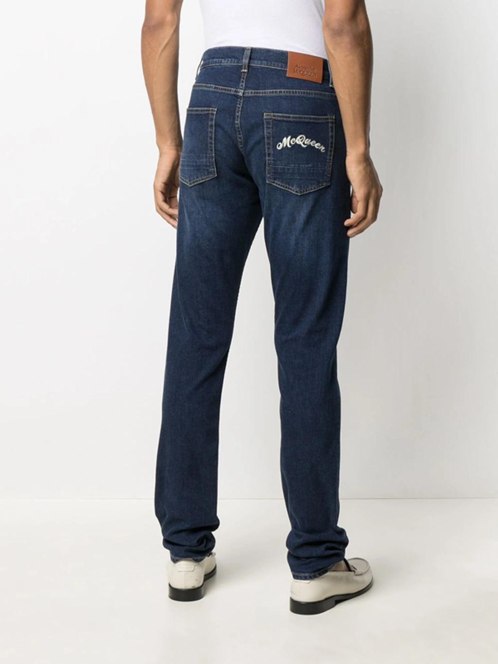 Jeans With Logo On The Back In Black Product Image