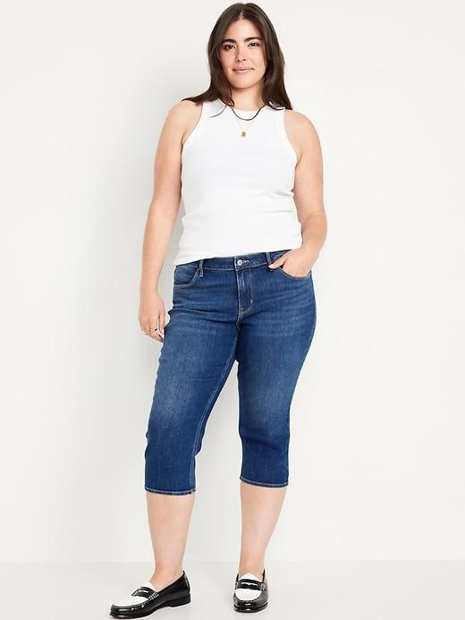 Mid-Rise Wow Capri Jeans Product Image