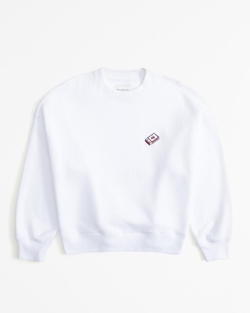 Embroidered Graphic Classic Sunday Crew Product Image