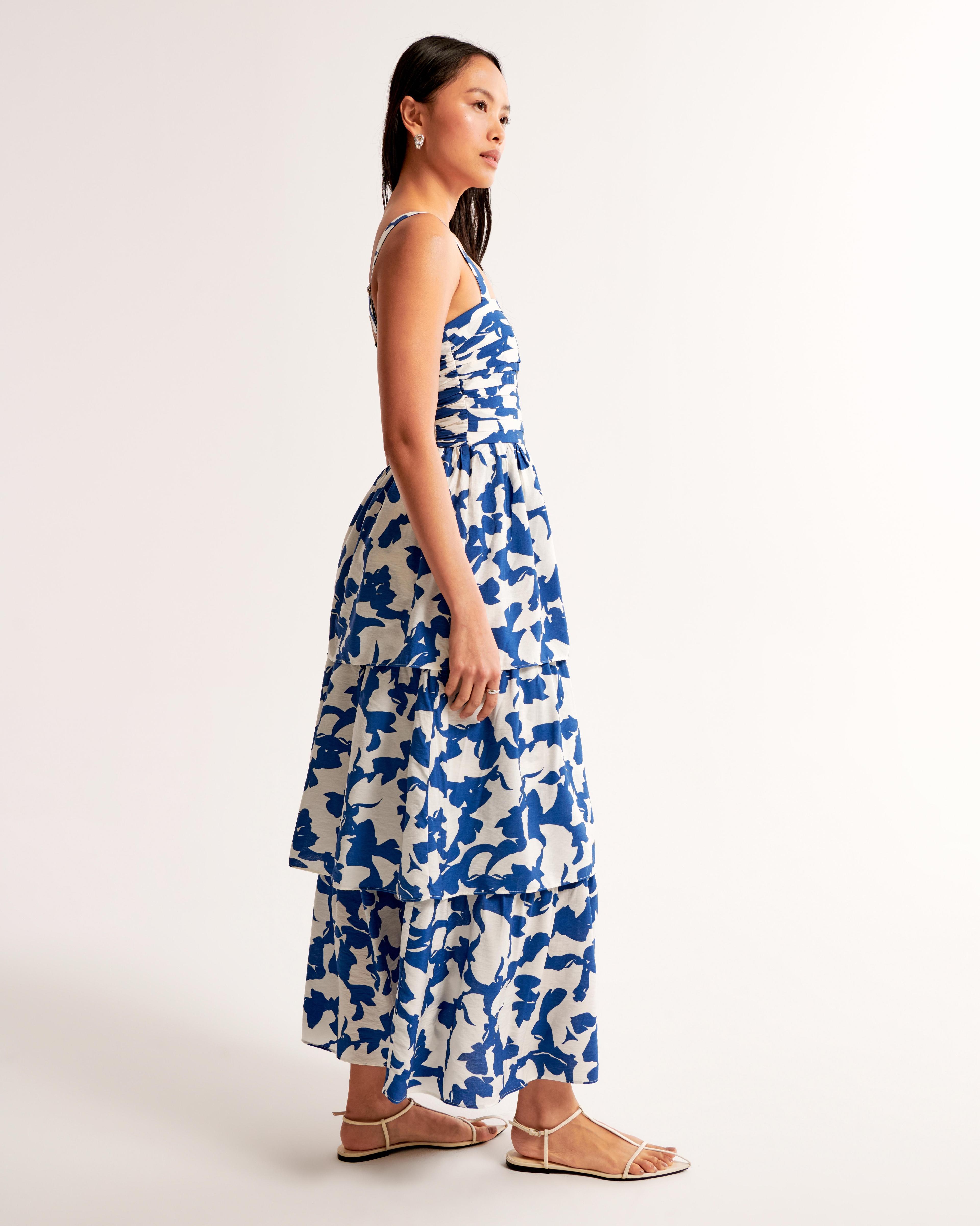 The A&F Emerson Tiered Maxi Dress Product Image