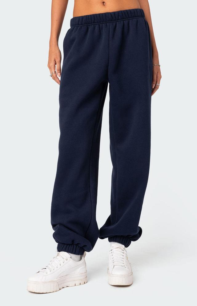 Edikted Womens Clark Oversized Sweatpants - B/w/t/b/n/g/o/rarge Product Image