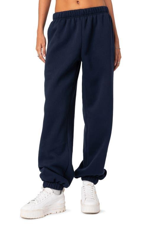 EDIKTED Clark Oversize Cotton Blend Sweatpants Product Image