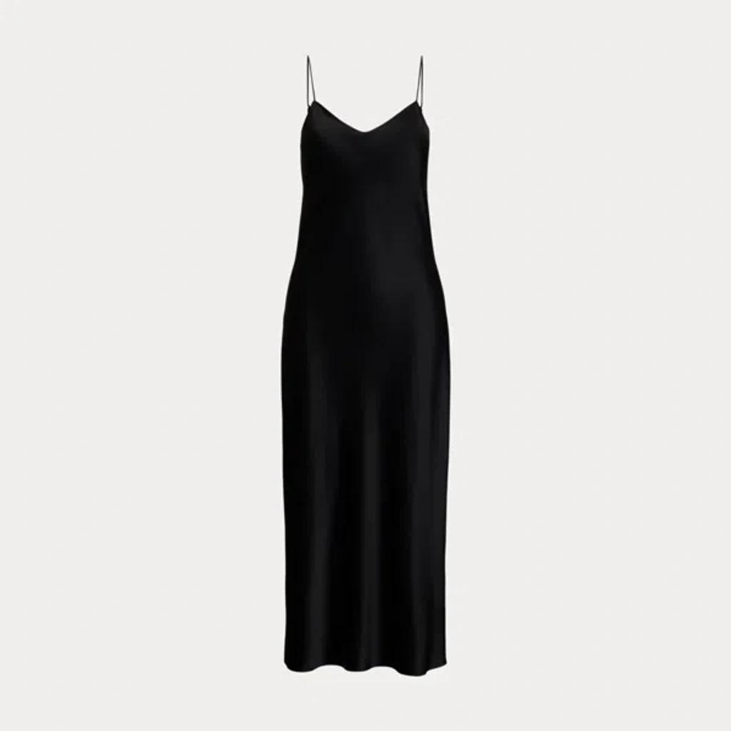 POLO RALPH LAUREN Midi Slip Dress In Polo Black Product Image