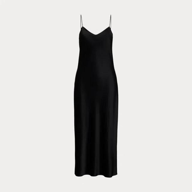 POLO RALPH LAUREN Midi Slip Dress In Polo Black Product Image