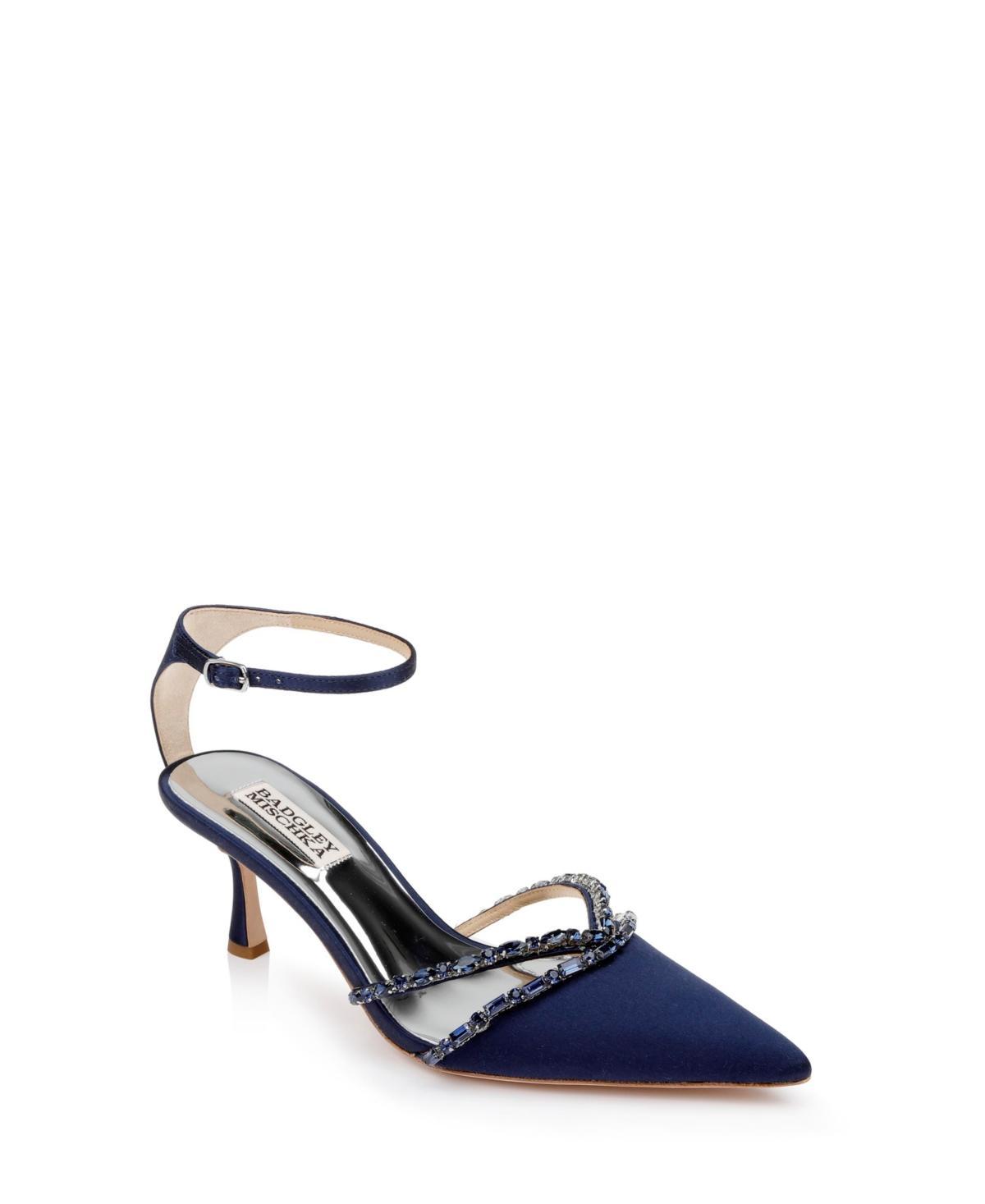 Badgley Mischka Collection Ankle Strap Pointed Toe Pump Product Image