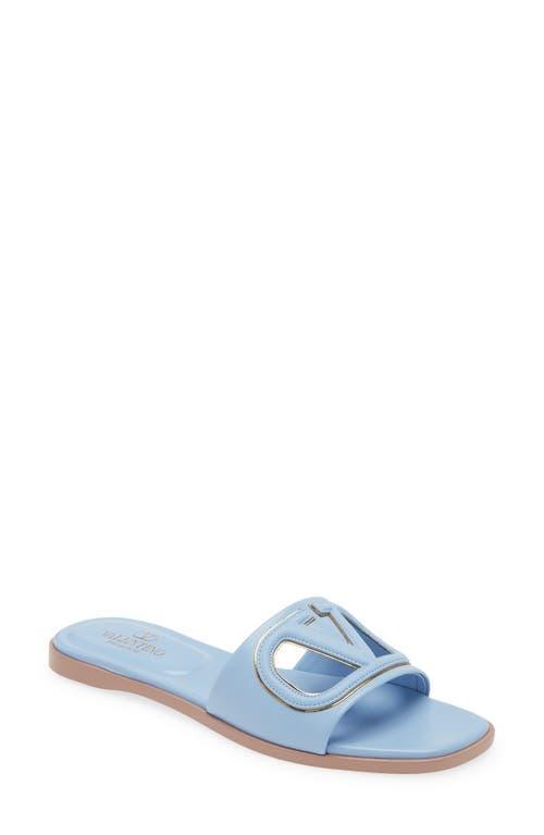 Valentino Garavani Womens Slip On Cutout Slide Sandals Product Image