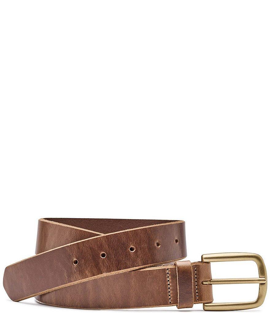 Johnston & Murphy Men's Weathered Raw Edge Belt Product Image