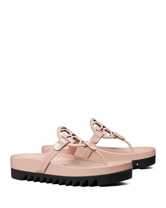 Tory Burch Womens Miller Cloud Lug Thong Sandals Product Image