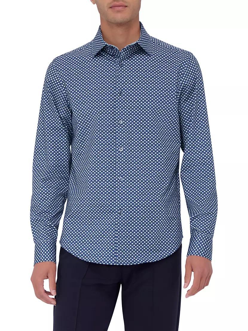 Jimmy Printed Cotton-Blend Shirt Product Image