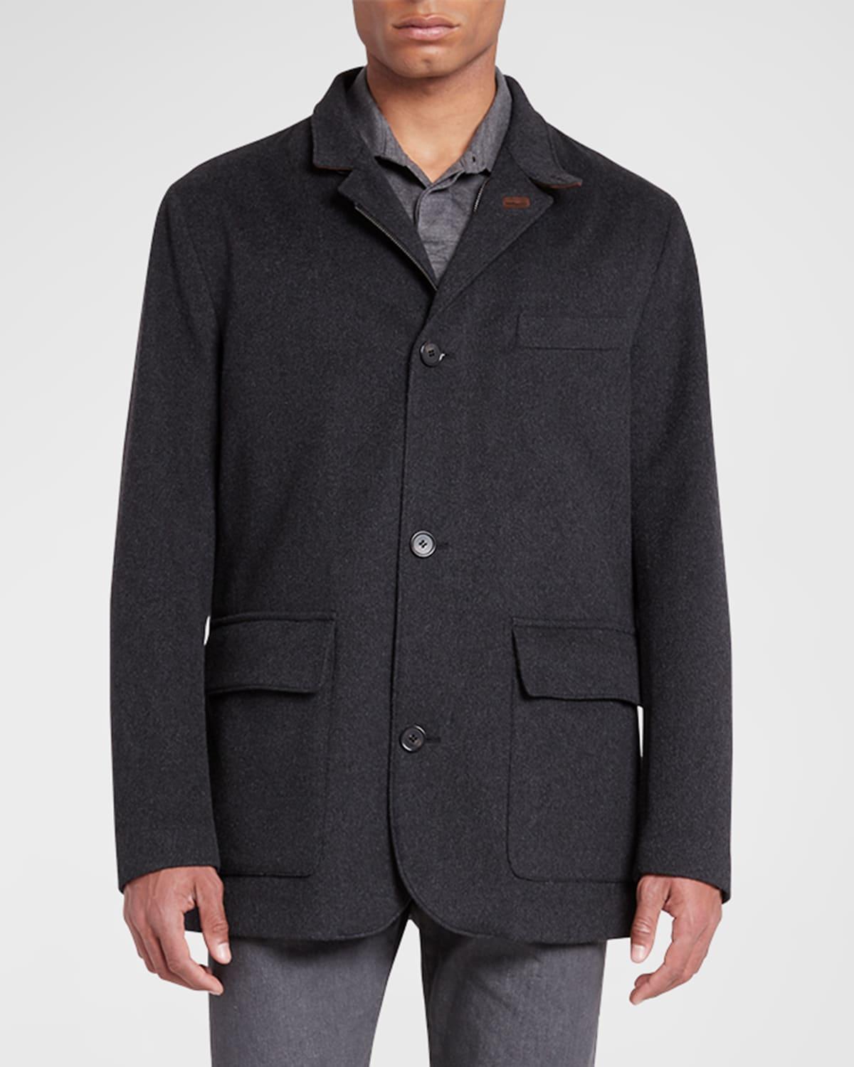 Mens Cashmere Storm Roadster Jacket Product Image