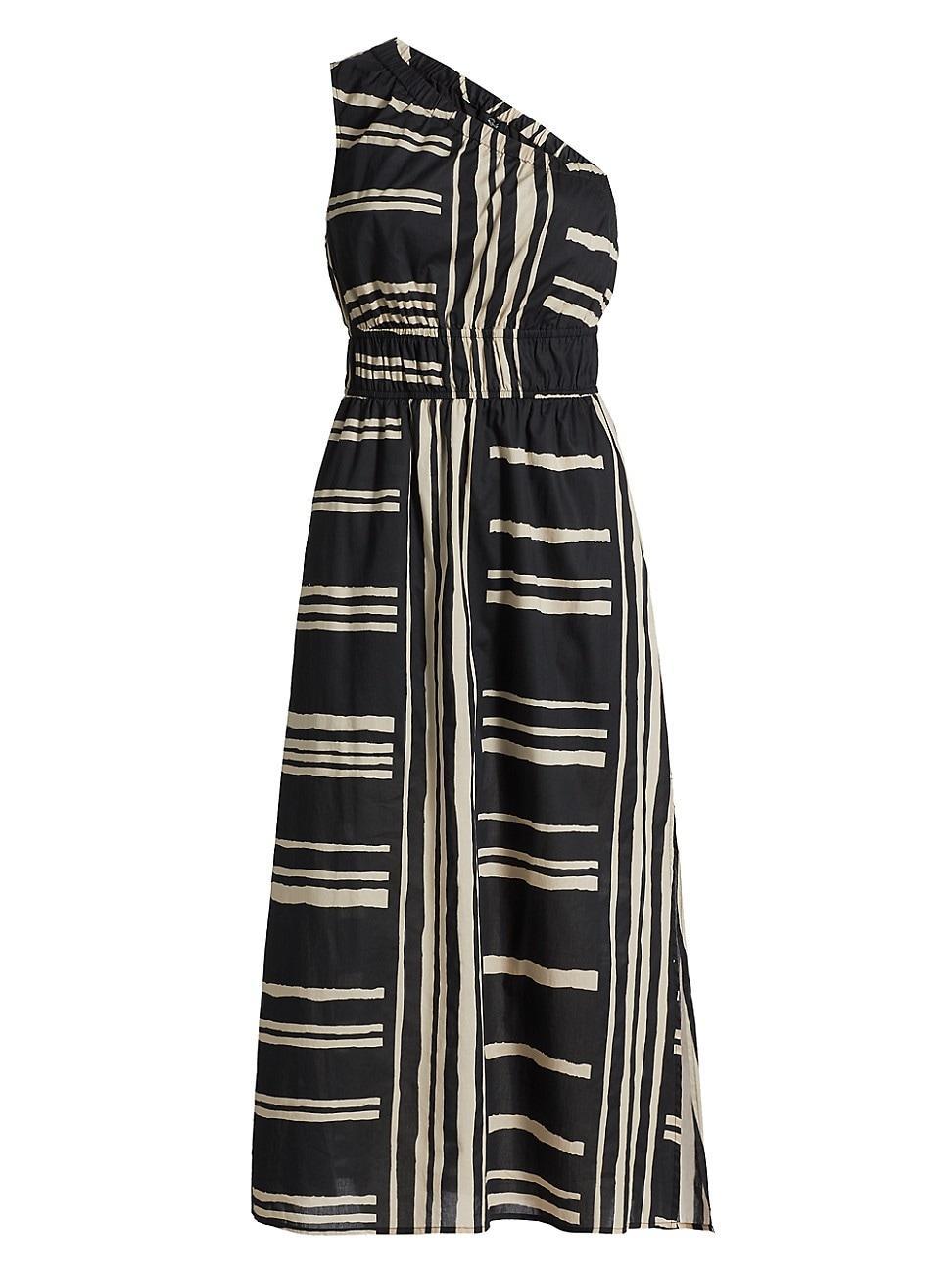 Womens Selani Stripe Cotton Maxi Dress Product Image