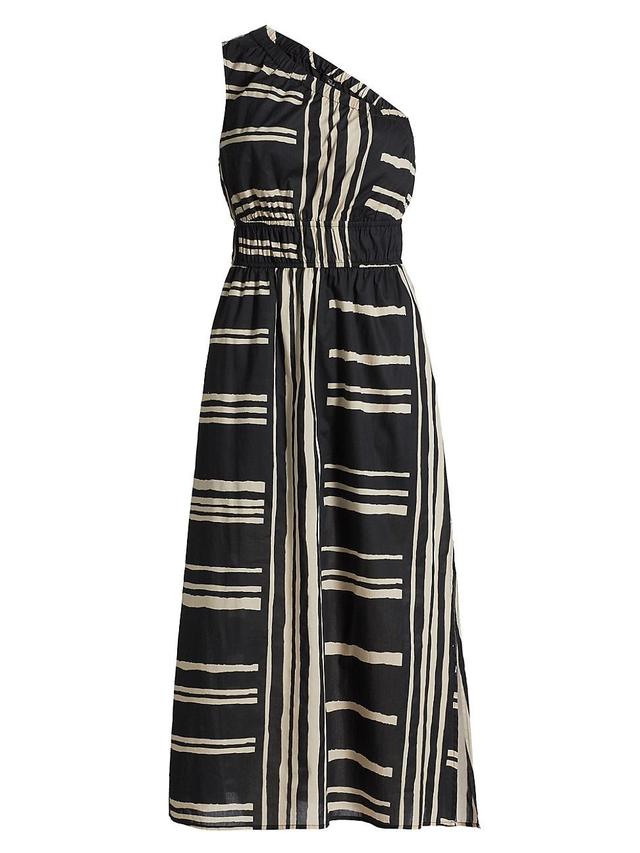 Womens Selani Stripe Cotton Maxi Dress Product Image