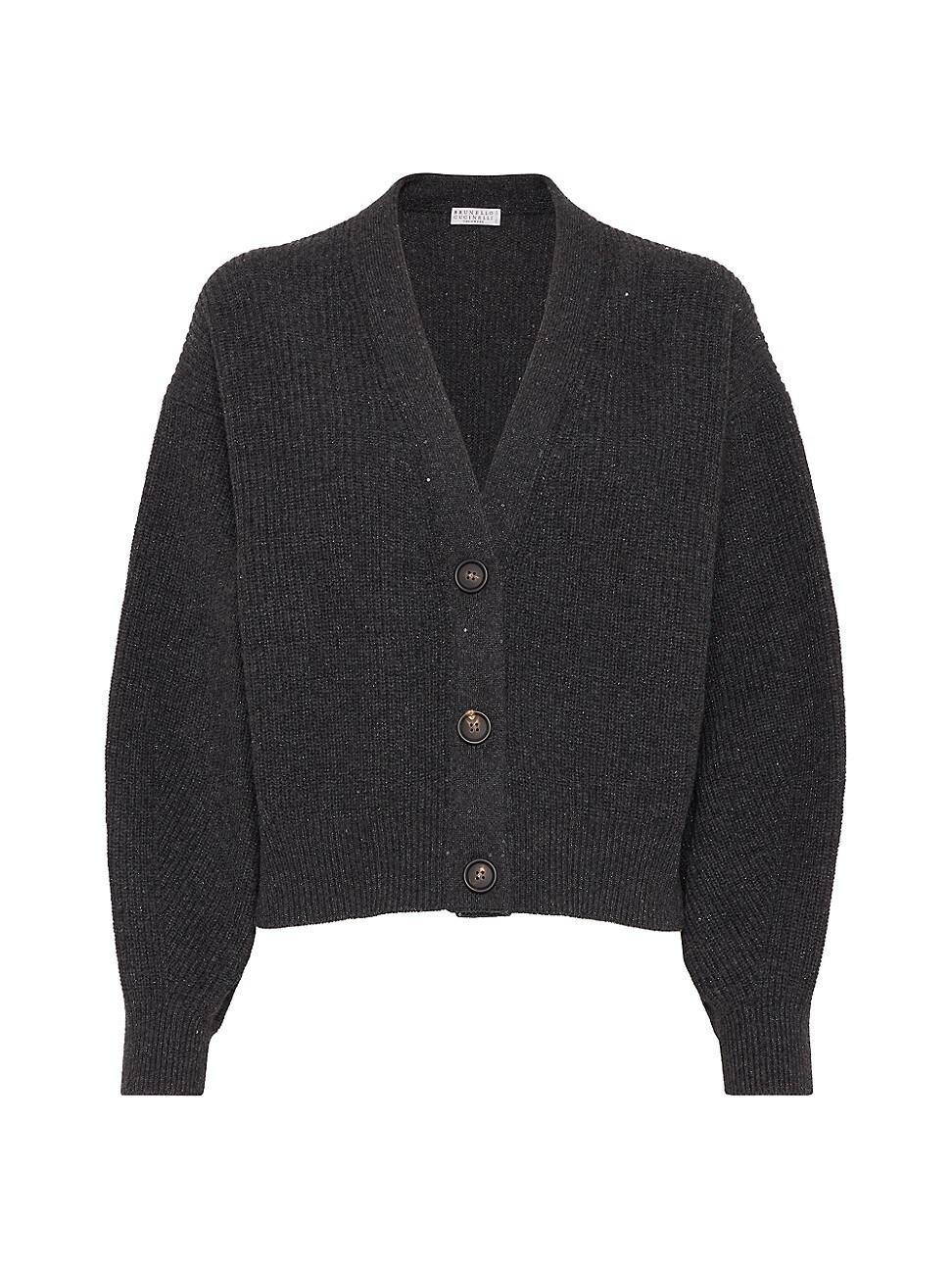 Womens Sparkling Cashmere and Wool Cardigan product image