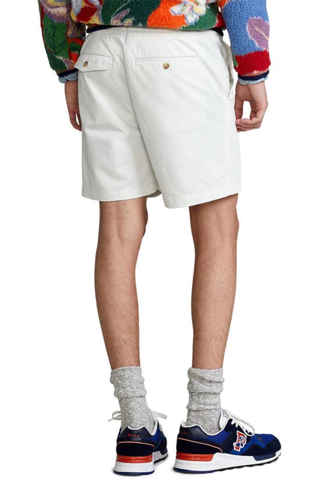 Mens White Prepster Logo-embroidered Stretch-cotton Shorts Xl Product Image