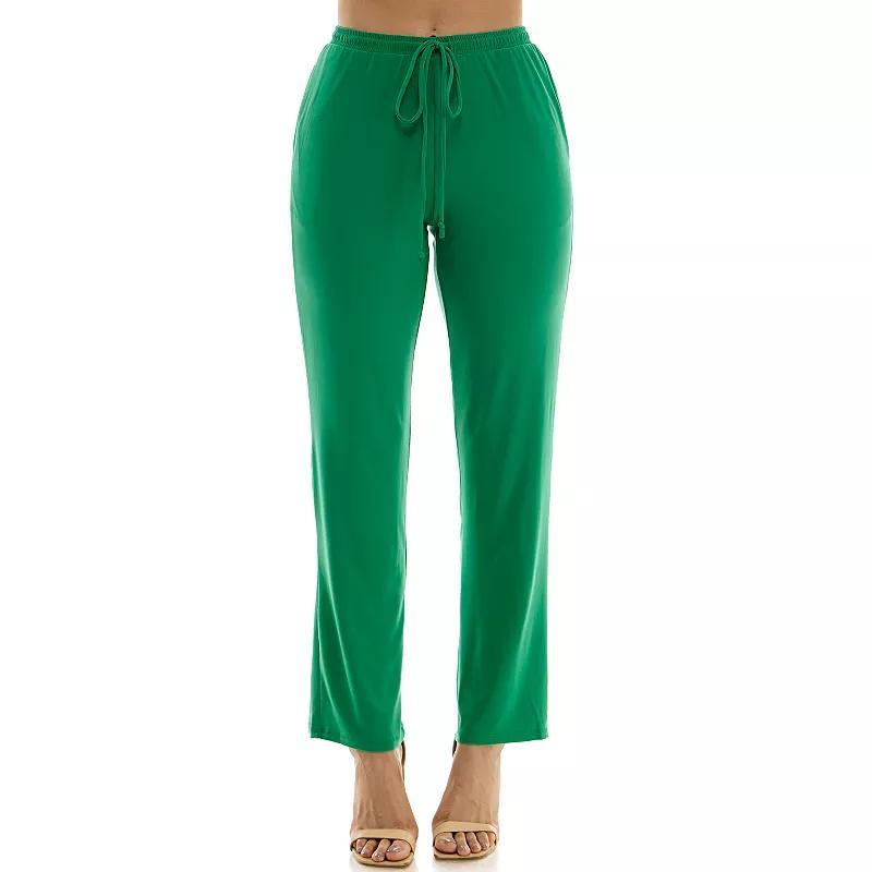 Womens Nina Leonard Classic Drawstring Pant Product Image