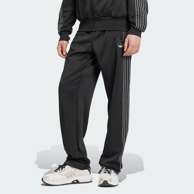 adidas Outlined Trefoil Firebird Track Pants Black XL Mens Product Image