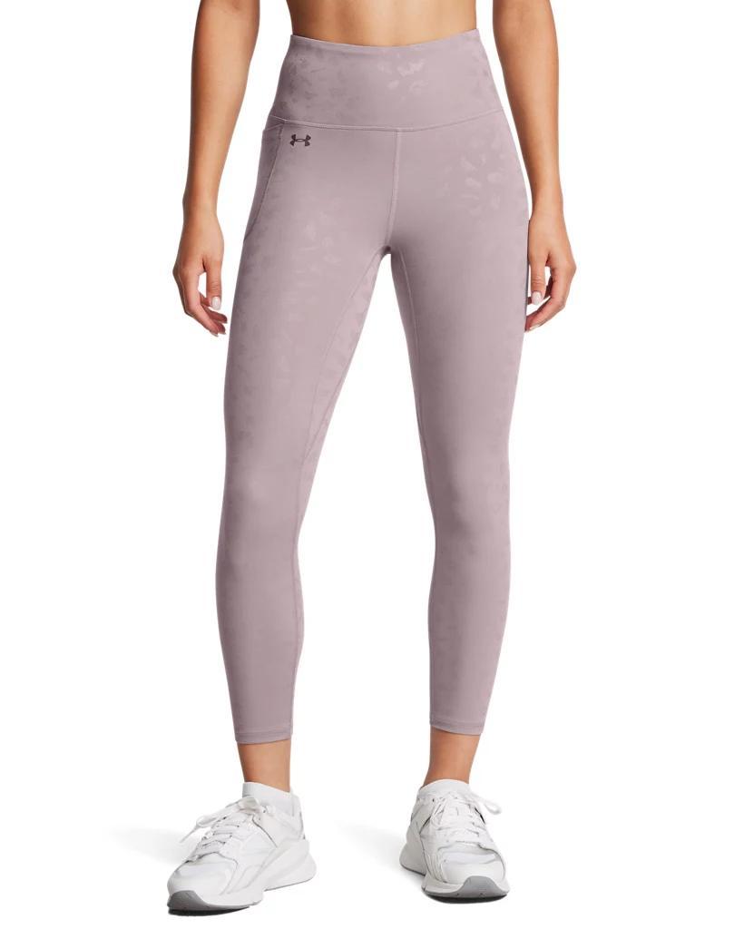 Women's UA Motion Gloss Printed Ankle Leggings Product Image