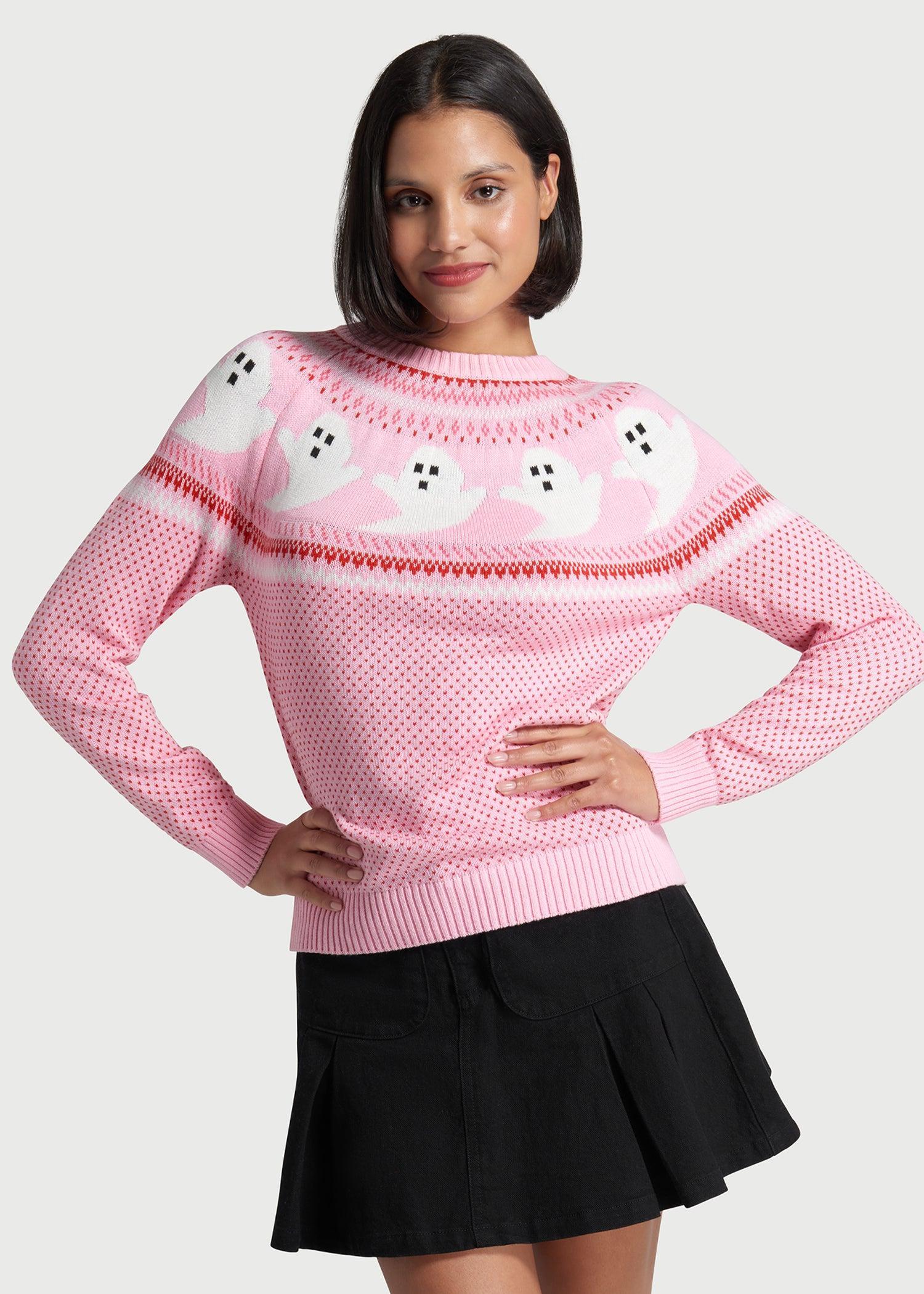 You've Been Ghosted Fair Isle Sweater Product Image