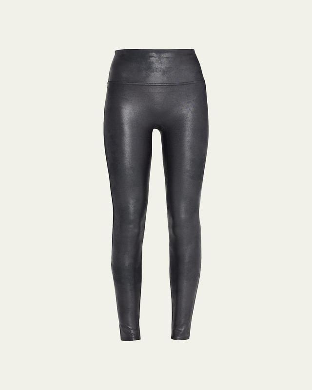 Womens Faux Leather Leggings Product Image