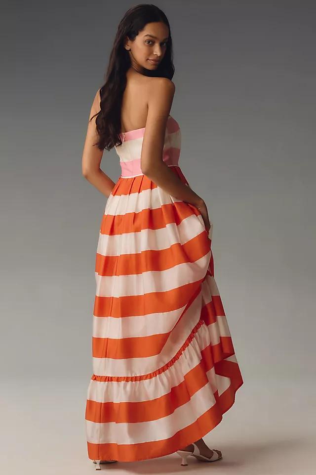 Mac Duggal Strapless Organza Maxi Dress Product Image