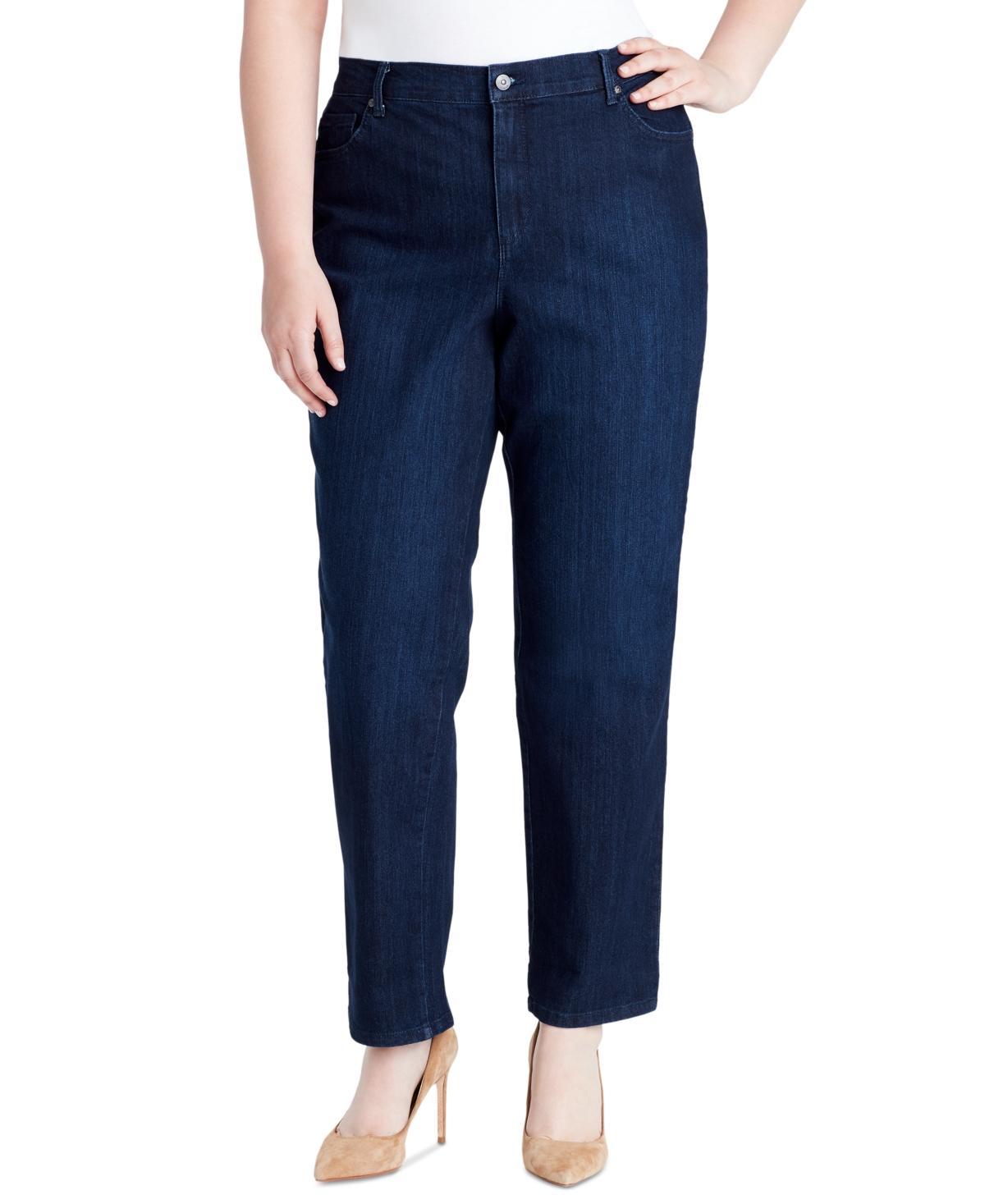 Plus Size Gloria Vanderbilt Amanda Classic Jeans, Womens Red Crush Product Image