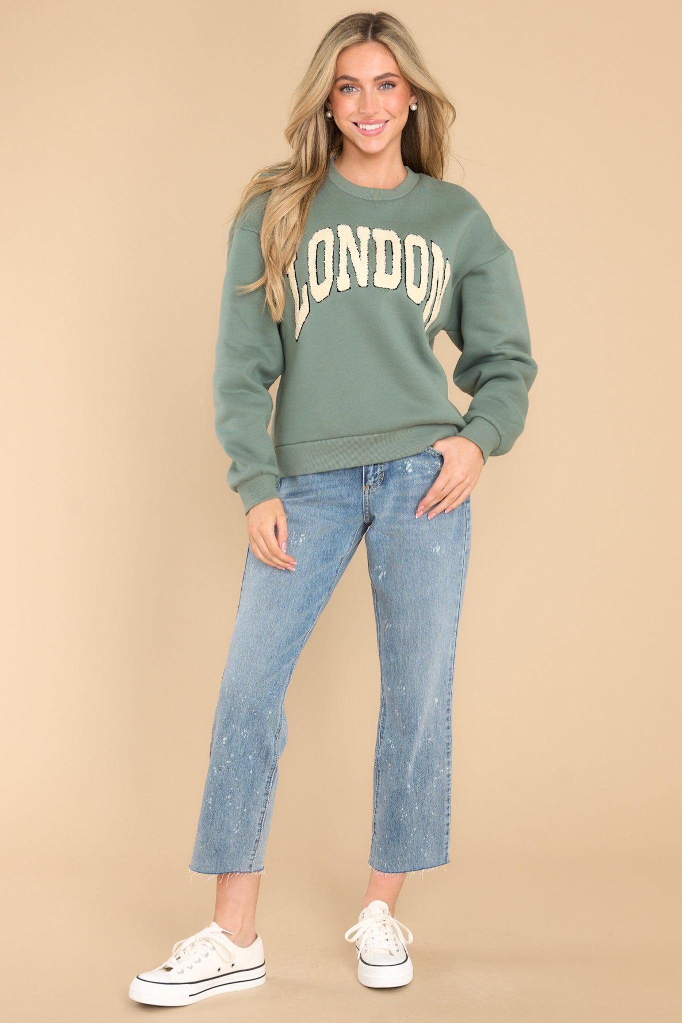 In Every City Sage London Sweatshirt Product Image