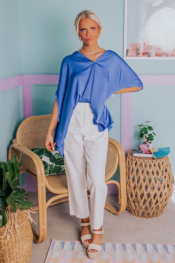 Blissful Beginnings Shift Top In Ocean Blue Product Image