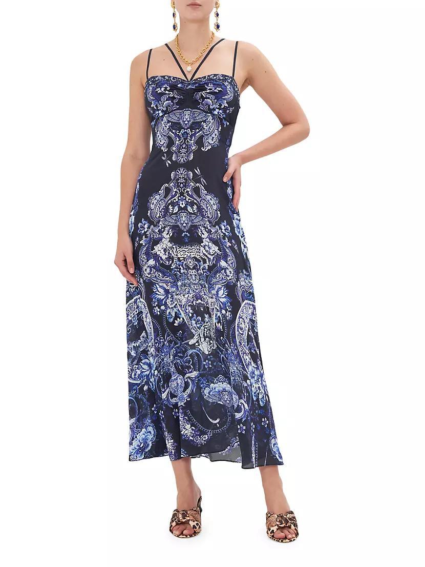 Strappy Floral Midi Dress Product Image