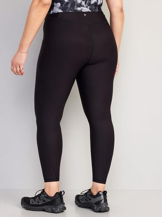 High-Waisted PowerSoft Rib Leggings Product Image