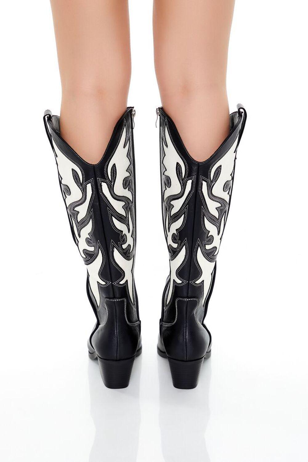 Two-Tone Cowboy Boots | Forever 21 Product Image