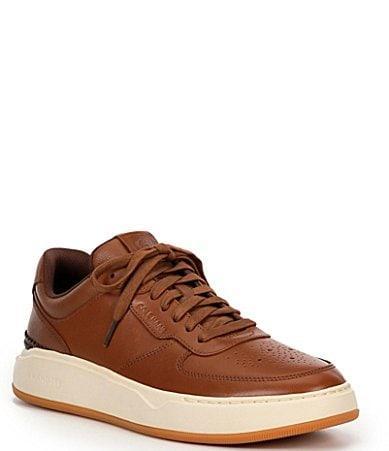 Cole Haan Mens GrandPr Crossover Leather Sneakers Product Image