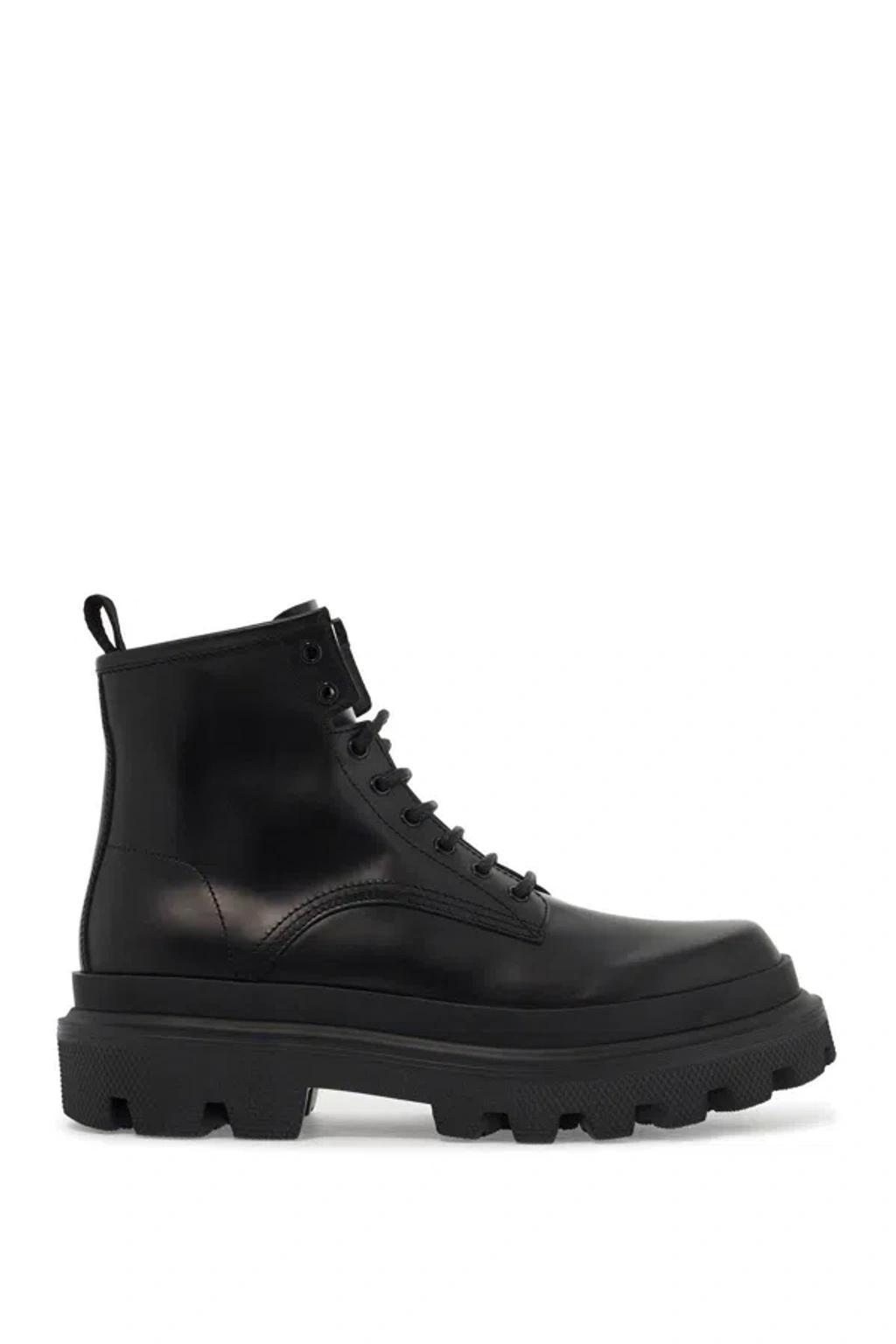 Brushed Leather Hi-trekking In Black product image