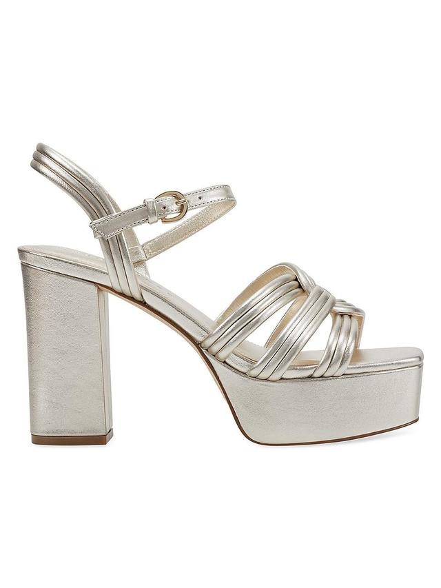 Womens Cairo 100MM Leather Platform Sandals Product Image