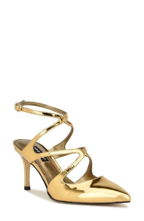 Nine West Maes Ankle Strap Pointed Toe Pump Product Image