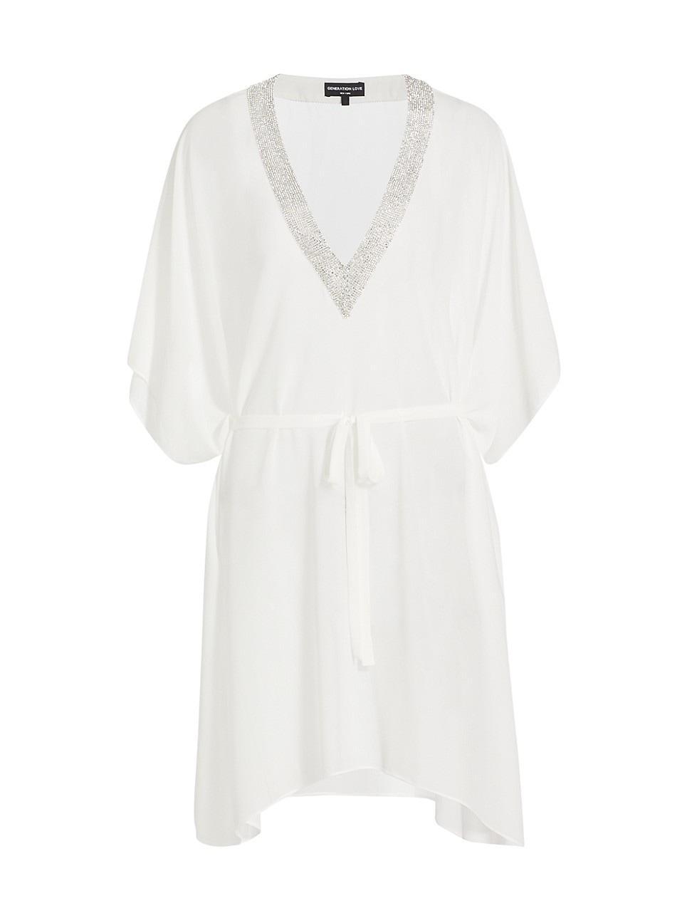 Womens Bria Crystal Cover-Up Dress Product Image