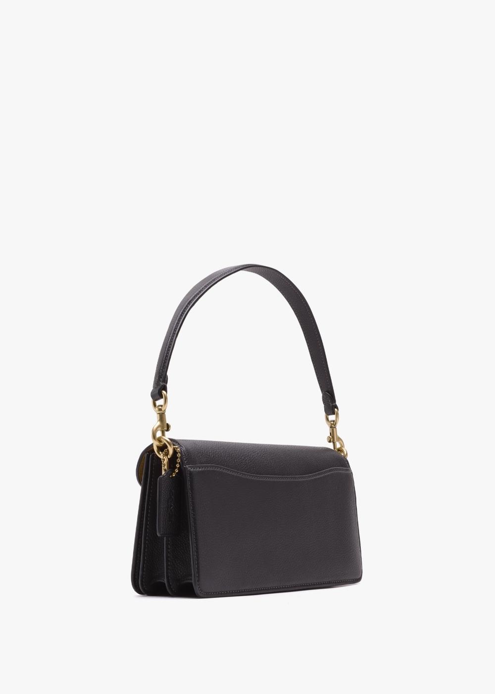 COACH Tabby 26 Black Leather Shoulder Bag Product Image