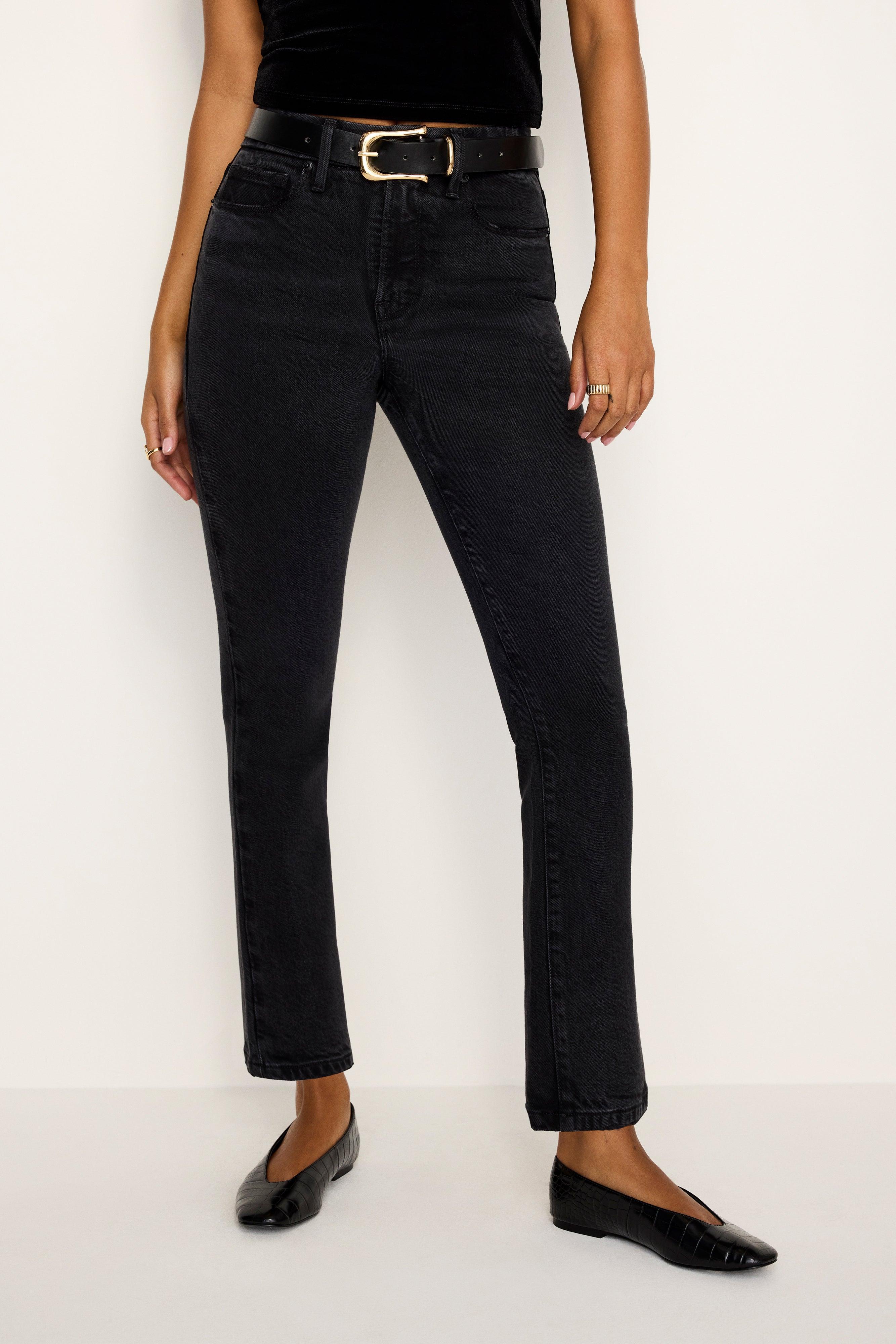 SOFT-TECH GOOD LEGS STRAIGHT JEANS | BLACK340 Product Image