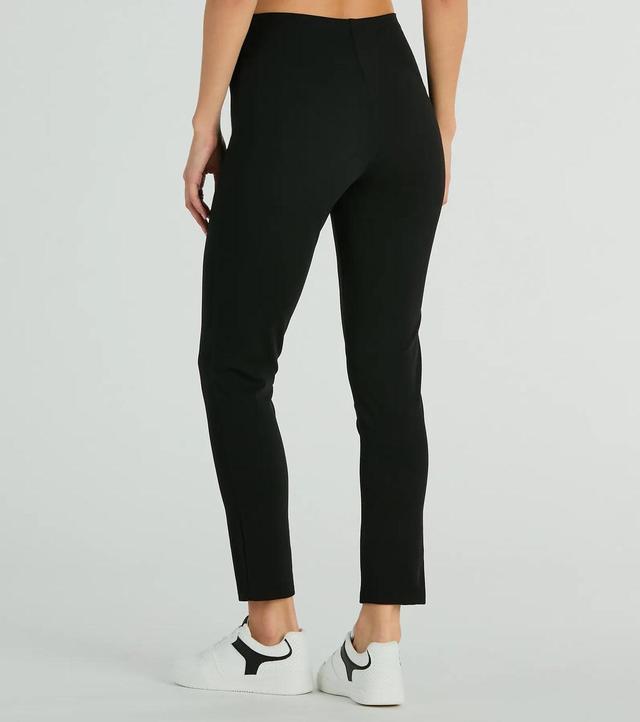 Power Mood High-Rise Skinny Trouser Pants Product Image