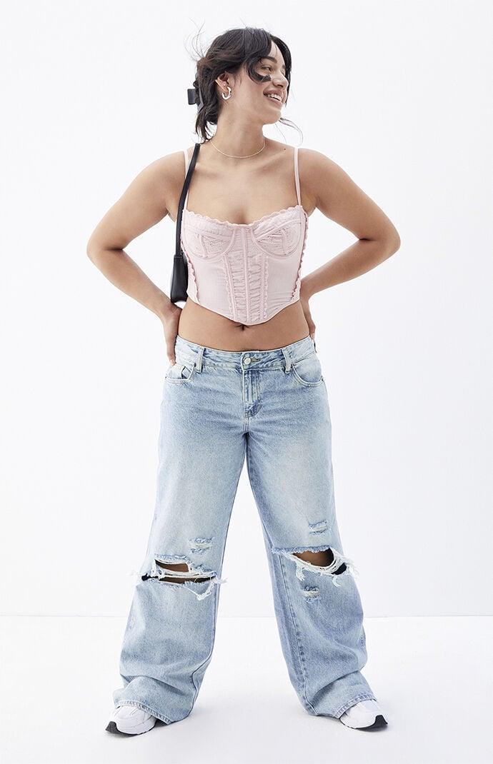 PacSun Womens Medium Low Rise Baggy Jeans Product Image