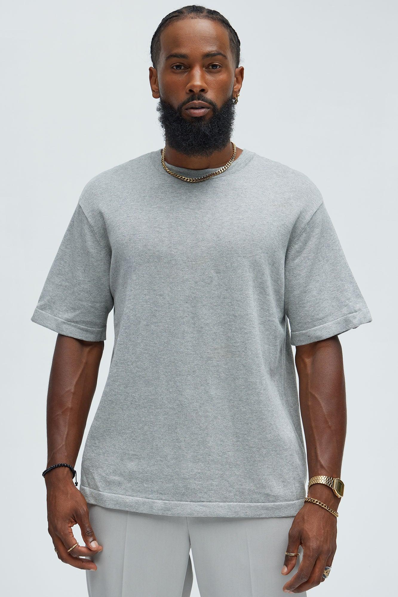 Henshaw Knit Tee - Grey Product Image