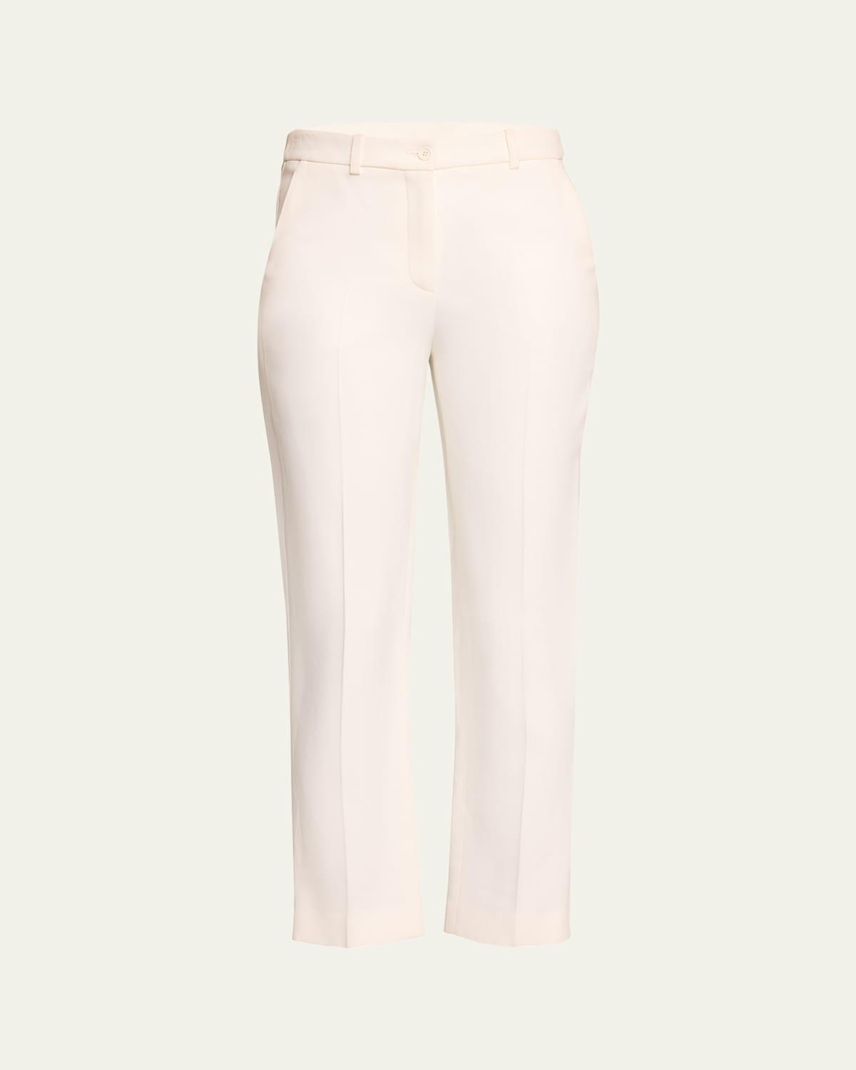 Womens Samantha Pleated Straight-Leg Pants Product Image