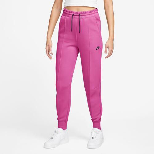 Nike Womens NSW Tech Fleece MR Joggers - Pink/Black Product Image