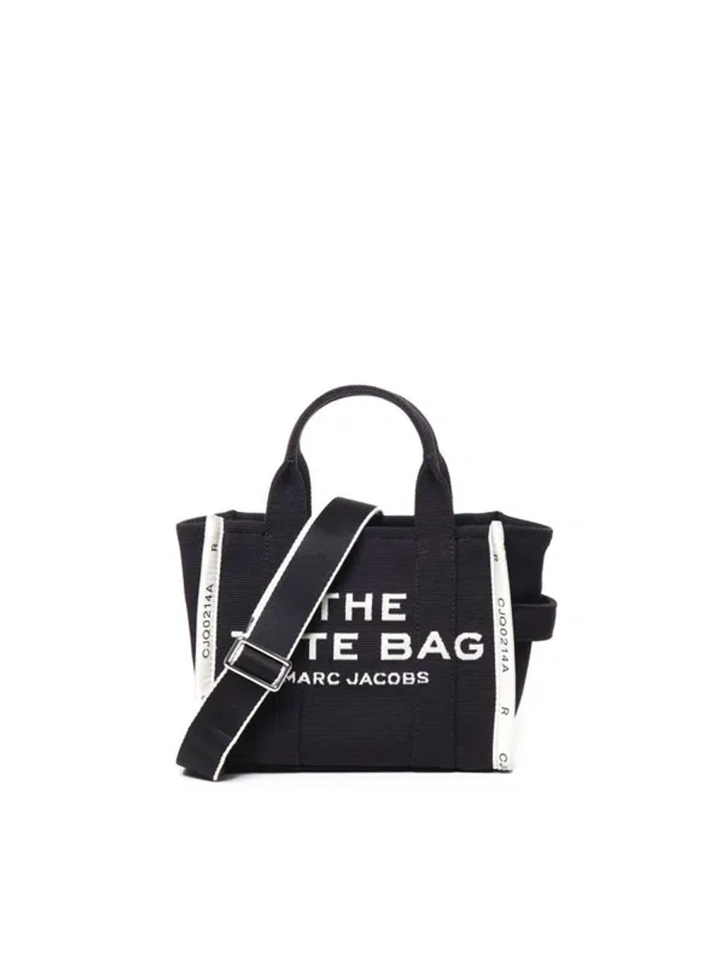 MARC JACOBS The Mini Canvas Tote Bag In Black Product Image