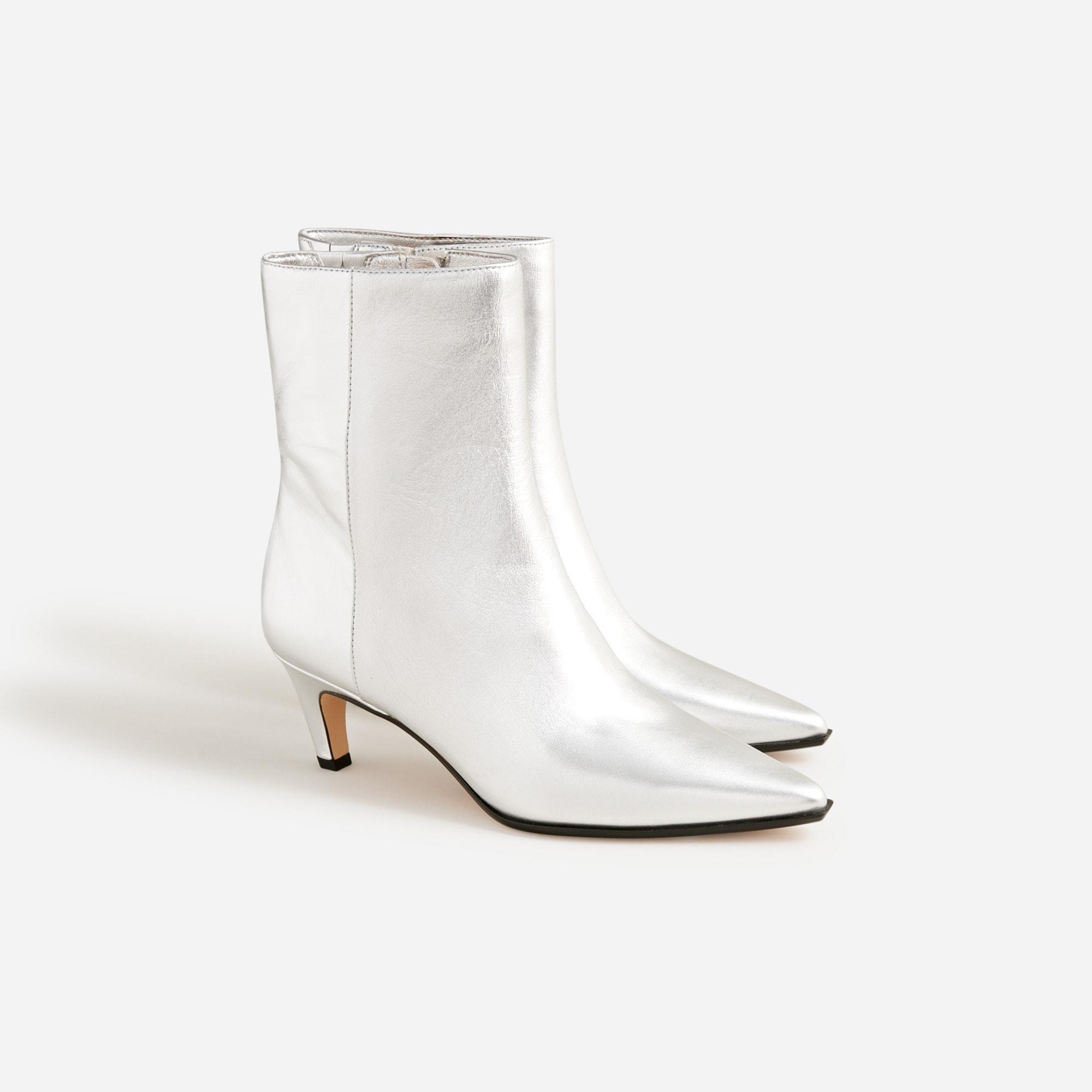 New Stevie ankle boots in metallic leather Product Image