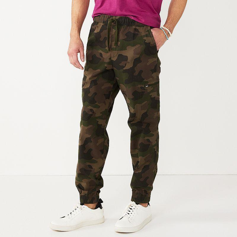 Mens Sonoma Goods For Life Zip Cargo Jogger Pants Product Image