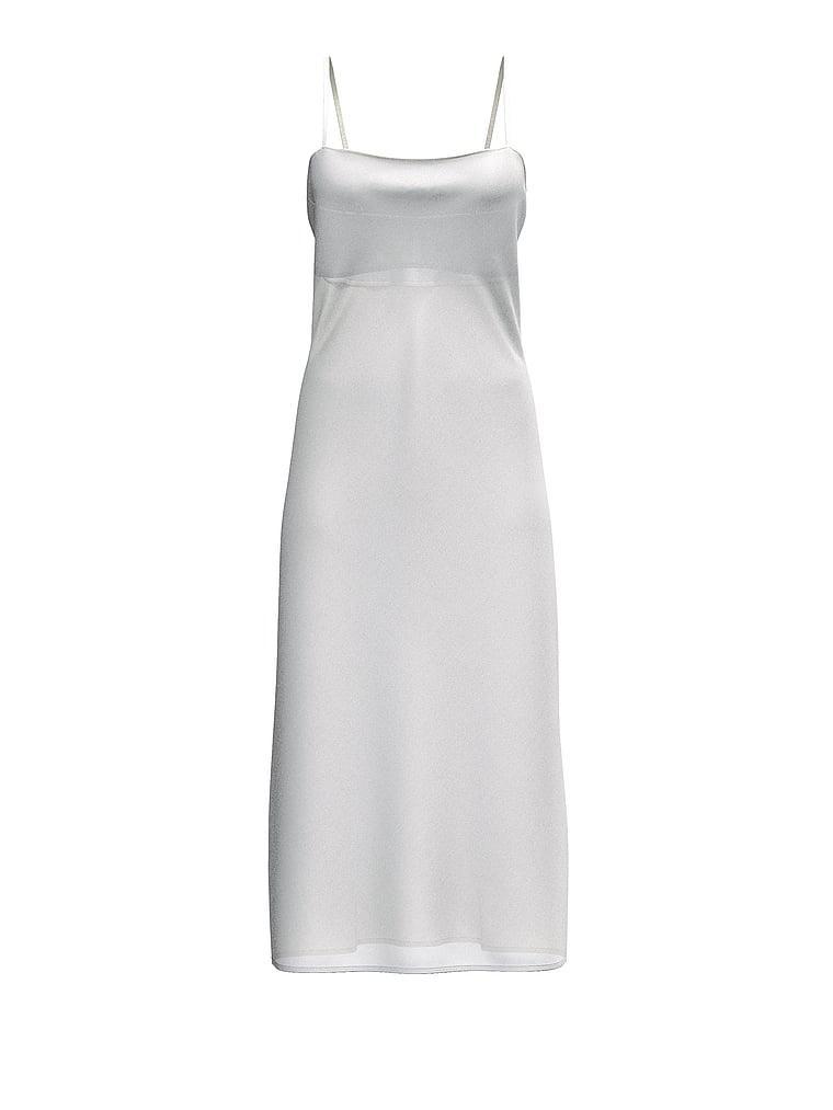 Luxe Satin Long Slip Dress Product Image